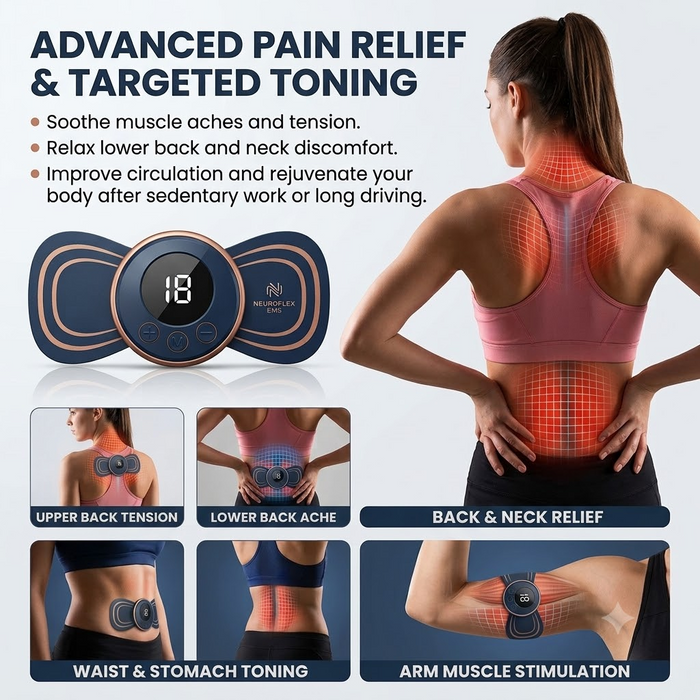 Portable EMS muscle stimulator